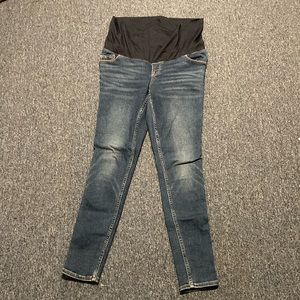 Old Navy Maternity skinny jeans, full panel, size 10 long